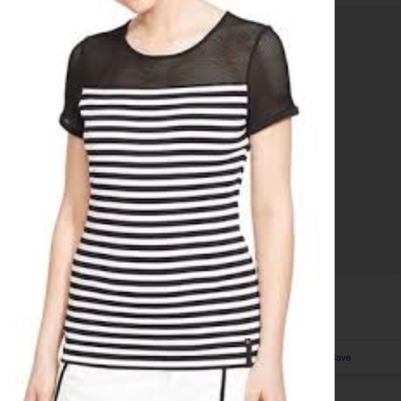 𝅺Ralph Lauren black striped tee - Picture 1 of 4